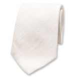 Offwhite Stropdas - Italiaans Zijde - Thumbnail 1