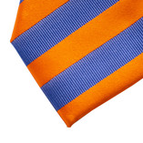 Stropdas blauw/oranje - Thumbnail 2
