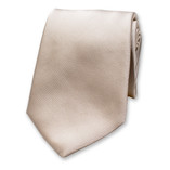 Champagne Stropdas - Italiaans Satijnzijde - Thumbnail 1