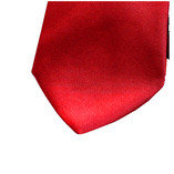Rode Stropdas - Italiaans Santijnzijde - Thumbnail 2