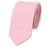Linnen stropdas roze - Thumbnail 1