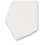 Witte Linnen Stropdas - Thumbnail 2
