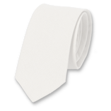 Witte Linnen Stropdas - Thumbnail 1