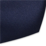 Satijn polyester stropdas donkerblauw - Thumbnail 2