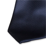 Polyester donkerblauwe stropdas - Thumbnail 2