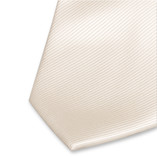 Polyester Crème stropdas - Thumbnail 2