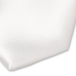 Satijn polyester stropdas wit - Thumbnail 2