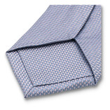 Smalle Lichtblauwe Stropdas Grafisch - Thumbnail 3