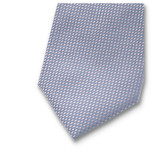 Smalle Lichtblauwe Stropdas Grafisch - Thumbnail 2