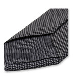 Smalle Grijze Stropdas - Pied de Poule - Thumbnail 3