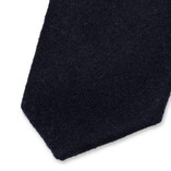 Donkerblauwe Wollen Stropdas - Thumbnail 2