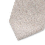 Beige Wollen Stropdas - Thumbnail 2