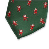 Kerst stropdas Dansende Kerstmannen - Thumbnail 2