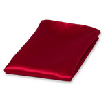 Donkerrood pochet polyester satijn - Thumbnail 1