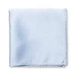 Baby Blauwe Pochet Polyester Satijn - Thumbnail 1