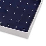 Donkerblauw - Zilver Sterren pochet - Thumbnail 2