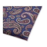 Paisley Pochet Blauw - Thumbnail 2