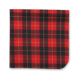 Kerst Pochet Rood Geruit - Thumbnail 1