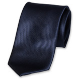 Polyester donkerblauwe stropdas - Thumbnail 1