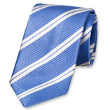 Blauw gestreepte stropdas XL - Thumbnail 1