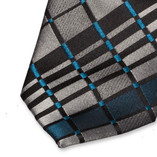 Ruiten stropdas turquoise - Thumbnail 2