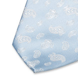 Paisley stropdas blauw - Thumbnail 2