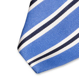 Blauwe stropdas met strependessin - Thumbnail 2