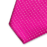 Fuchsia stippen stropdas - Thumbnail 2