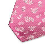 Paisley stropdas roze - Thumbnail 2