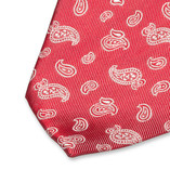 Paisley stropdas rood - Thumbnail 2