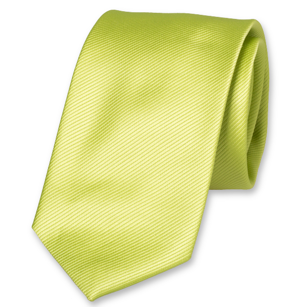 Polyester lime stropdas (1)