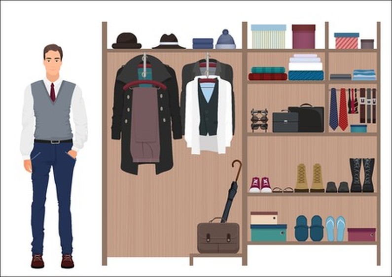 stropdassengarderobe