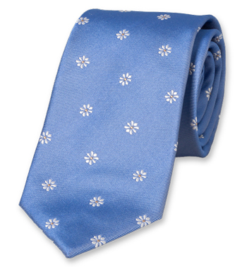 stropdas met bloemen